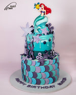 Load image into Gallery viewer, Mermaid Cake Design
