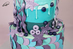 Load image into Gallery viewer, Mermaid Cake Design
