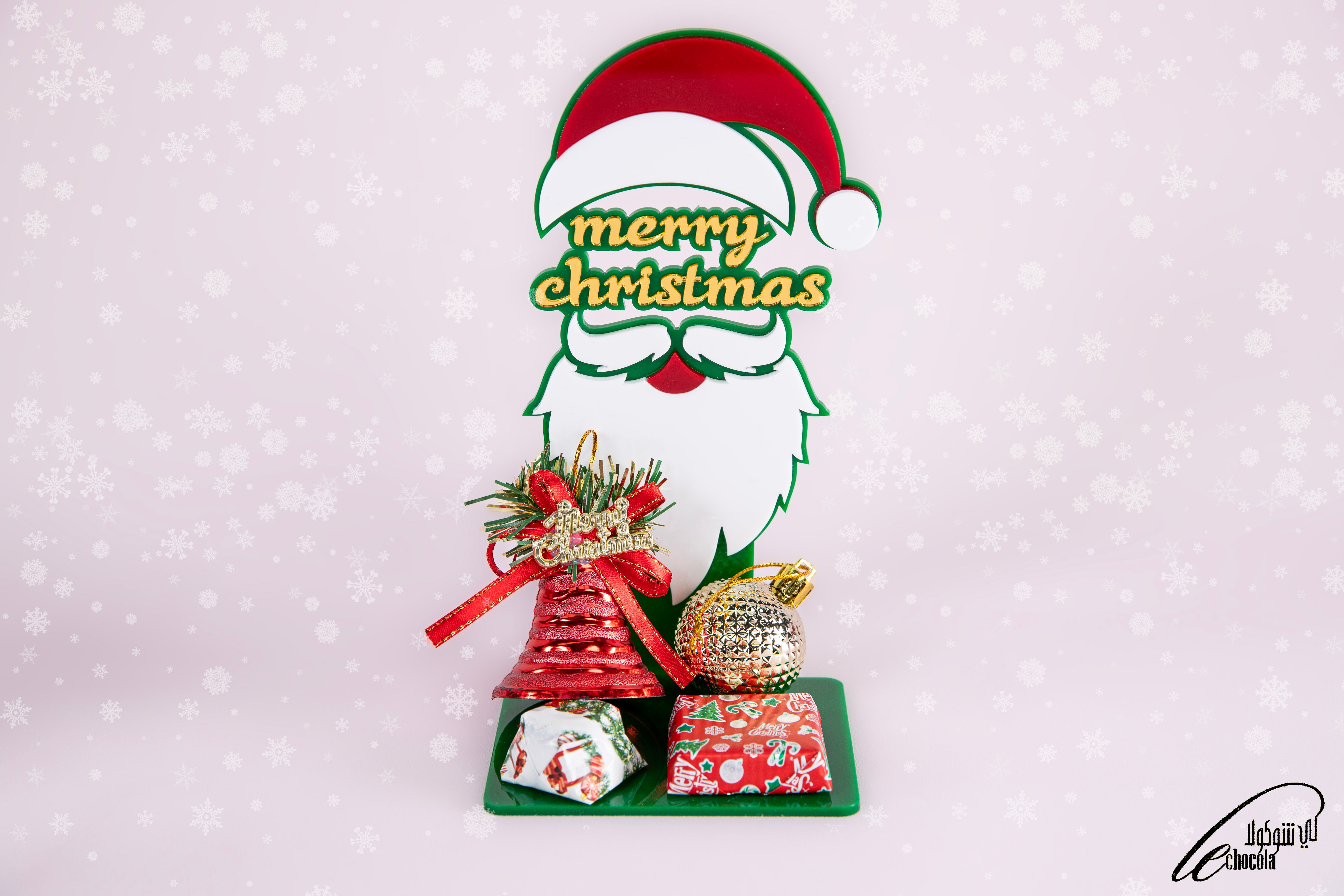 2 pcs Christmas chocolate