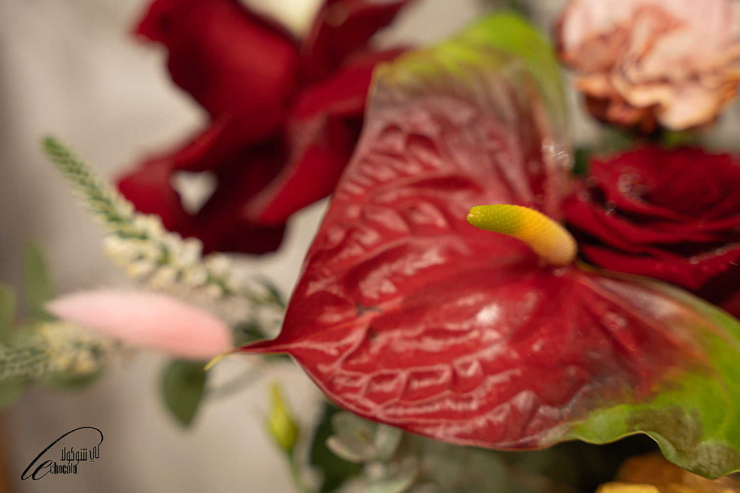 
                  
                    F30 flower bouquet with chocolate
                  
                