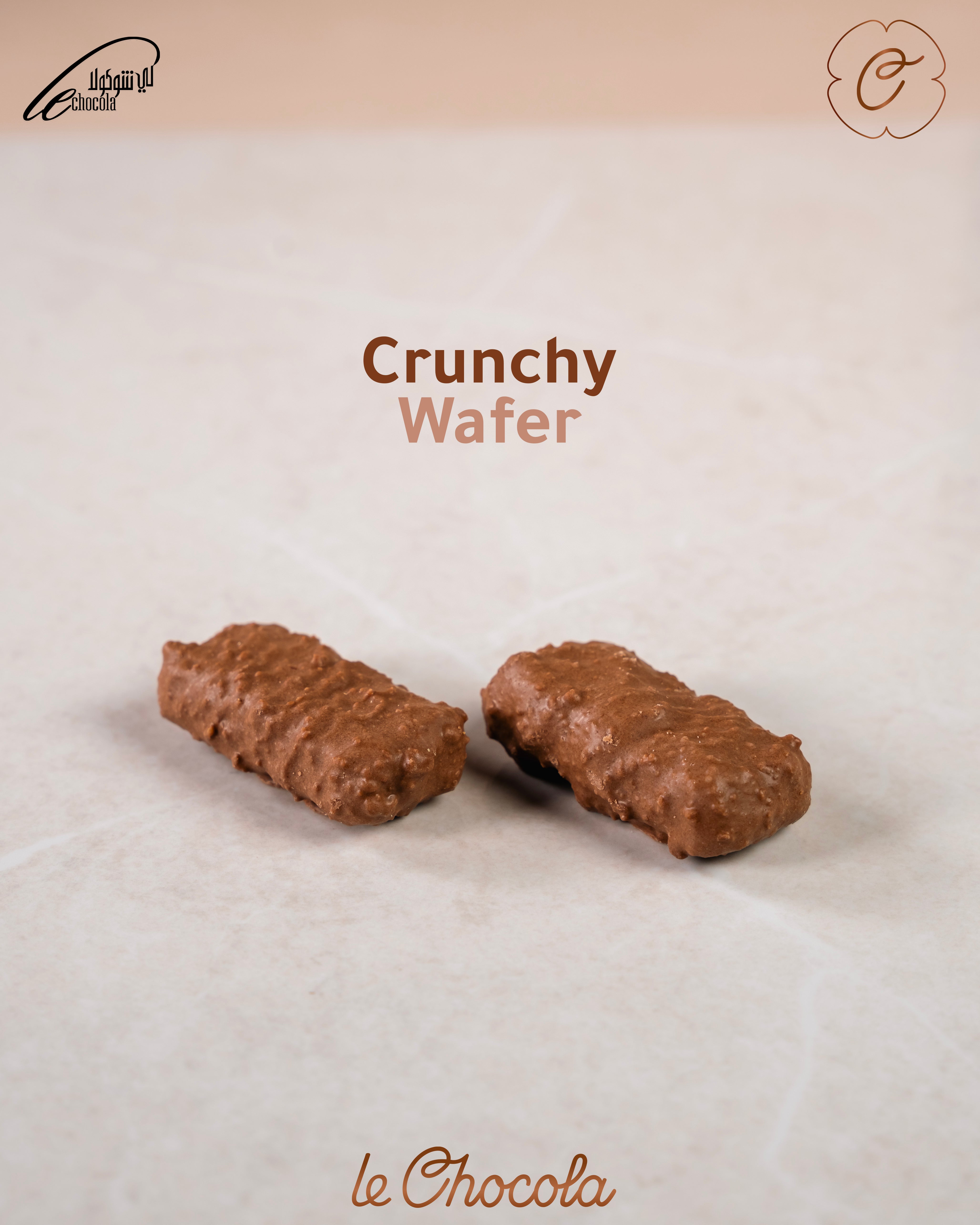 Crunchy wafer chocolate – Le Chocola