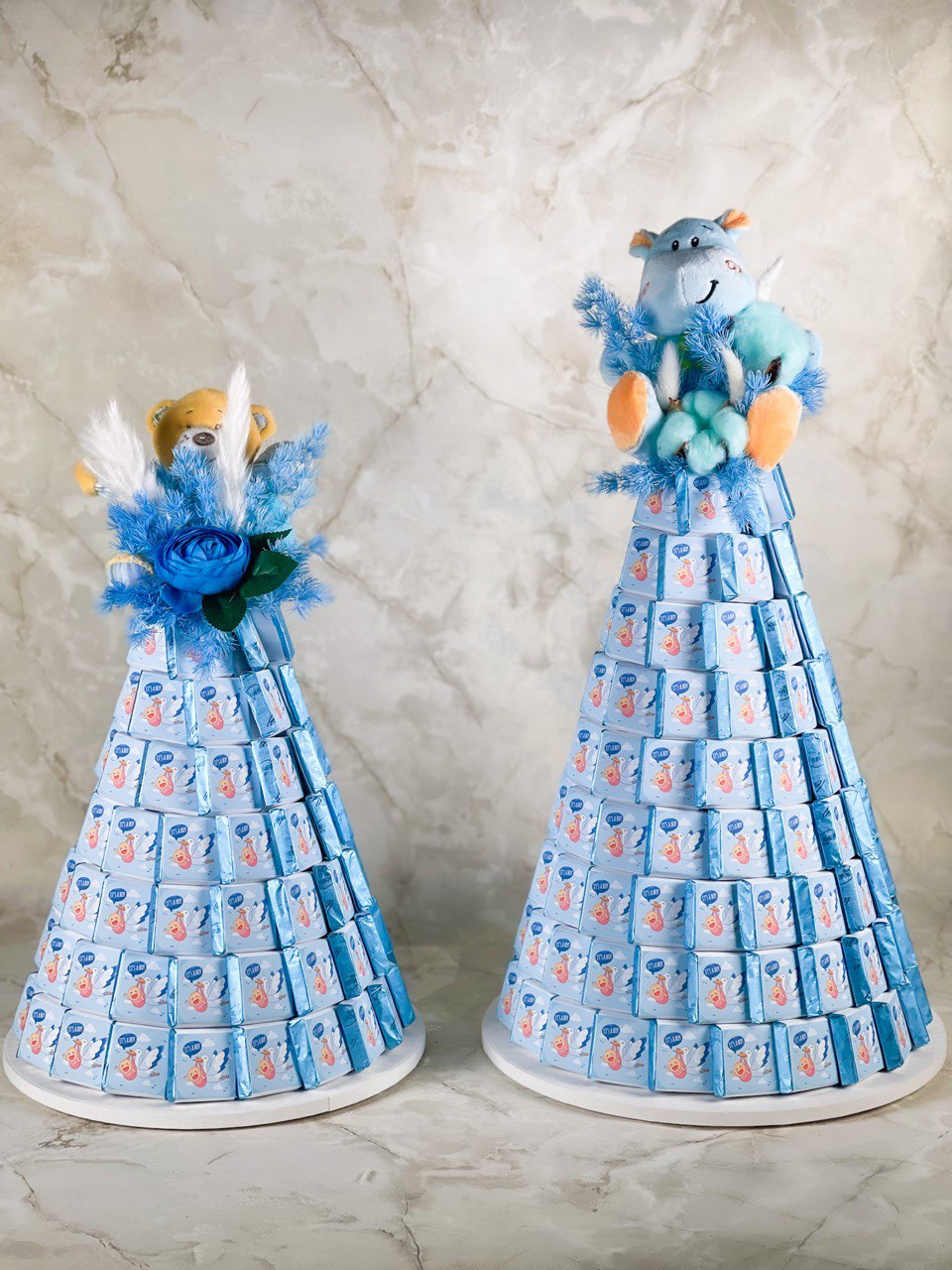 
                  
                    It's a Boy Chocolates Pyramid
                  
                
