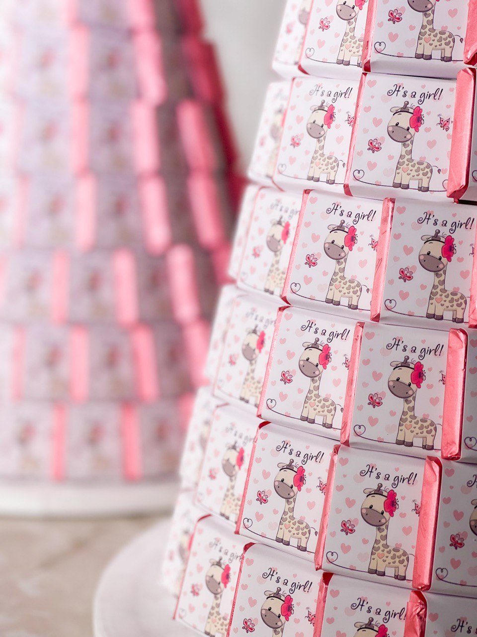 
                  
                    It's A Girl Chocolates Pyramid
                  
                